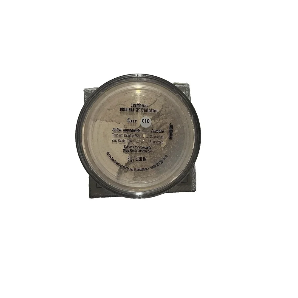 Bare Minerals Original SPF 15 Powder Foundation Limited Edition‎ Fair .28 oz/8g